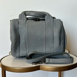 Alexander Wang Pebbled Lambskin Blue Rocco Bag